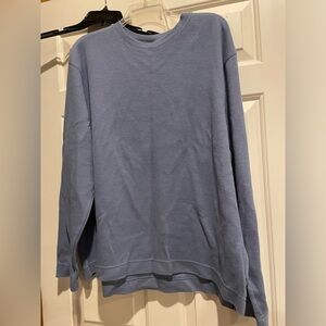 Gap XXL Cotton Crew Neck Sweater in Dusky Blue